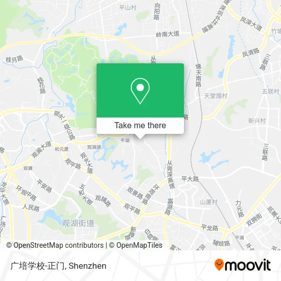 广培学校-正门 map