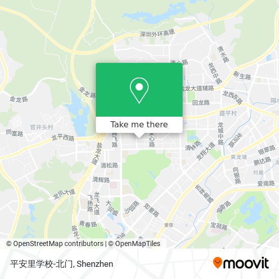 平安里学校-北门 map