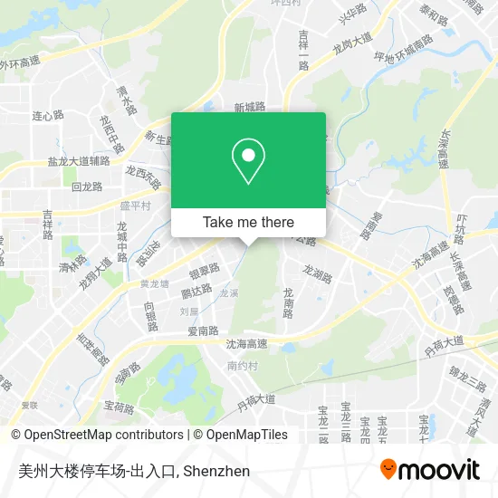 美州大楼停车场-出入口 map