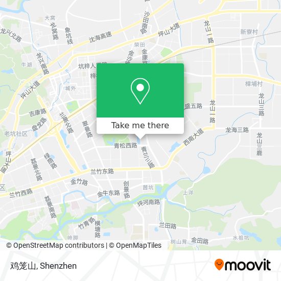 鸡笼山 map