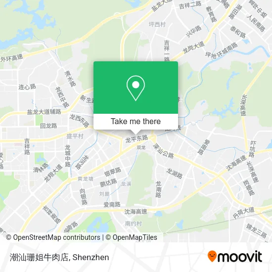 潮汕珊姐牛肉店 map