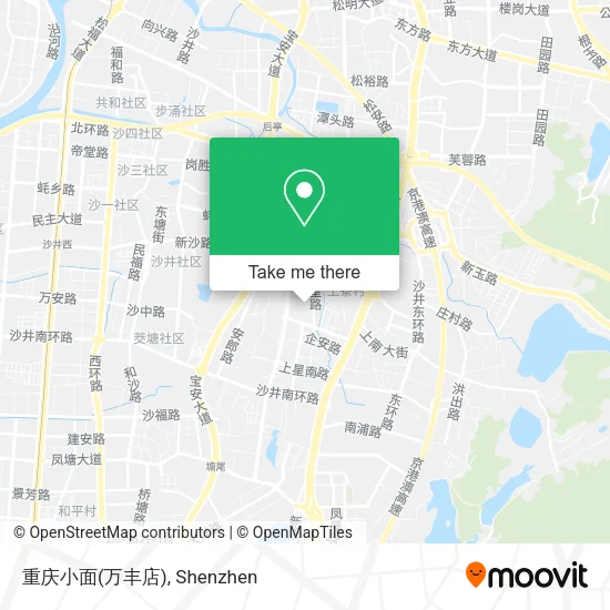 重庆小面(万丰店) map