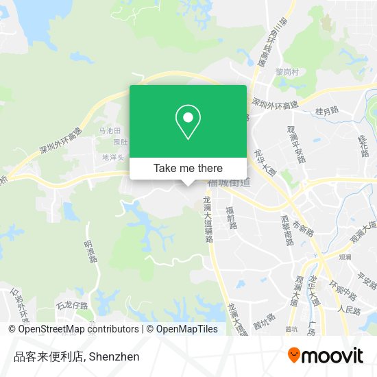 品客来便利店 map