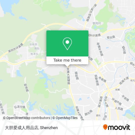 大胆爱成人用品店 map