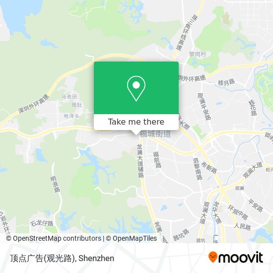 顶点广告(观光路) map