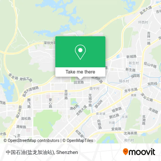 中国石油(盐龙加油站) map