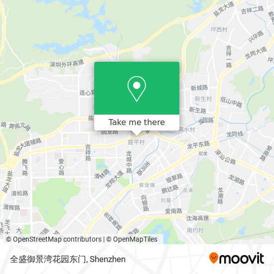 全盛御景湾花园东门 map
