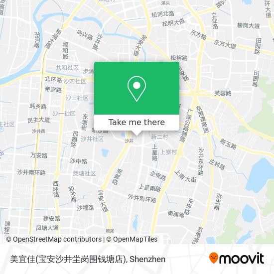 美宜佳(宝安沙井坣岗围钱塘店) map