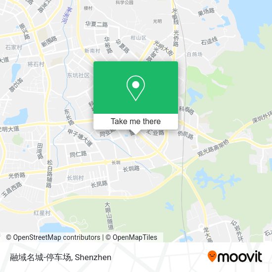 融域名城-停车场 map