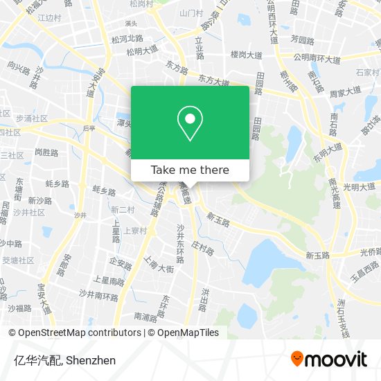 亿华汽配 map