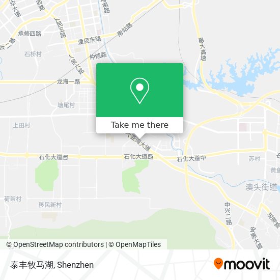 泰丰牧马湖 map
