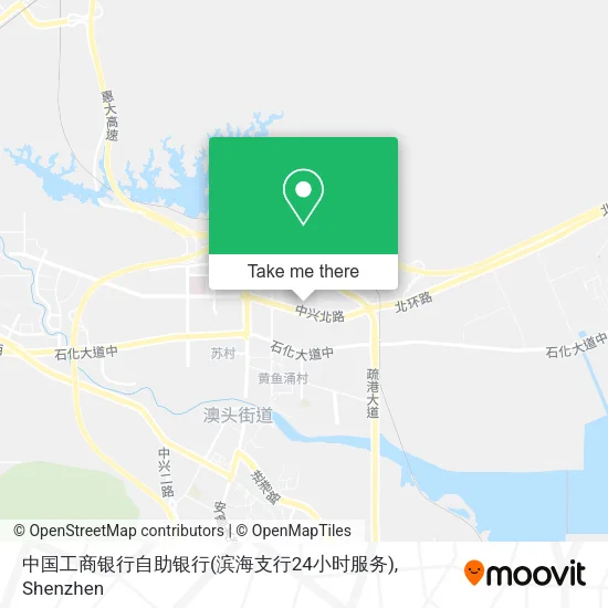 中国工商银行自助银行(滨海支行24小时服务) map