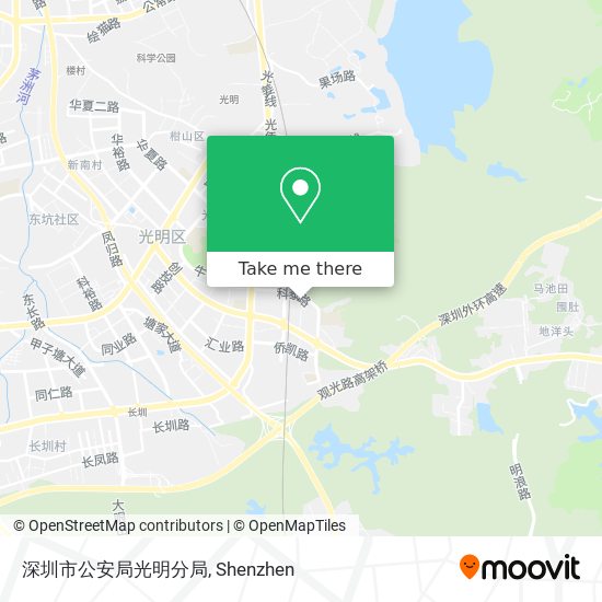 深圳市公安局光明分局 map