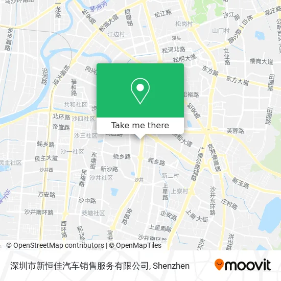 深圳市新恒佳汽车销售服务有限公司 map