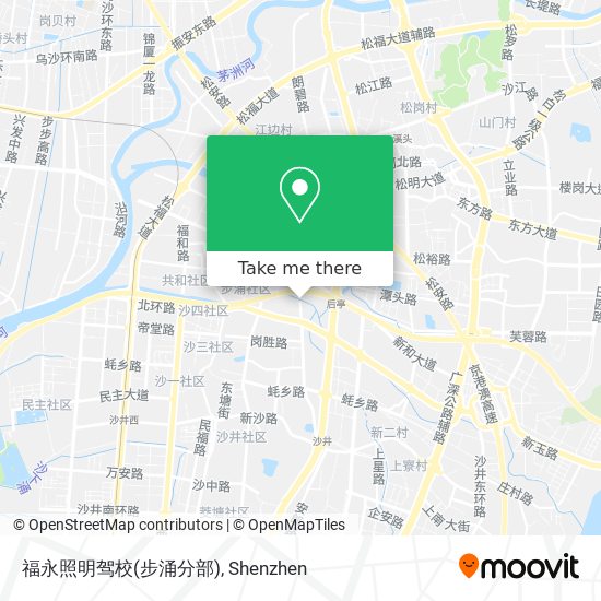 福永照明驾校(步涌分部) map