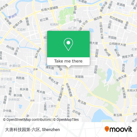 大唐科技园第-六区 map