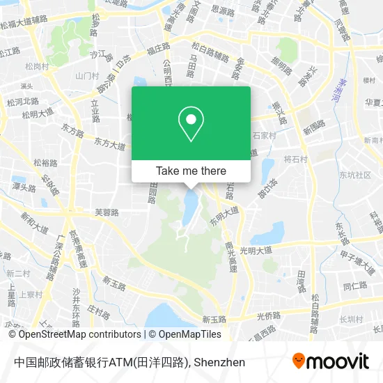 中国邮政储蓄银行ATM(田洋四路) map