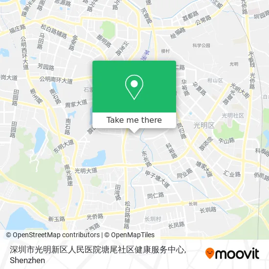 深圳市光明新区人民医院塘尾社区健康服务中心 map