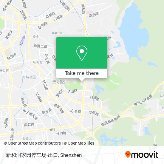 新和润家园停车场-出口 map