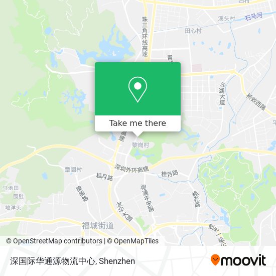 深国际华通源物流中心 map