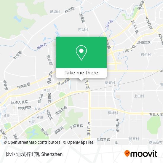 比亚迪坑梓1期 map