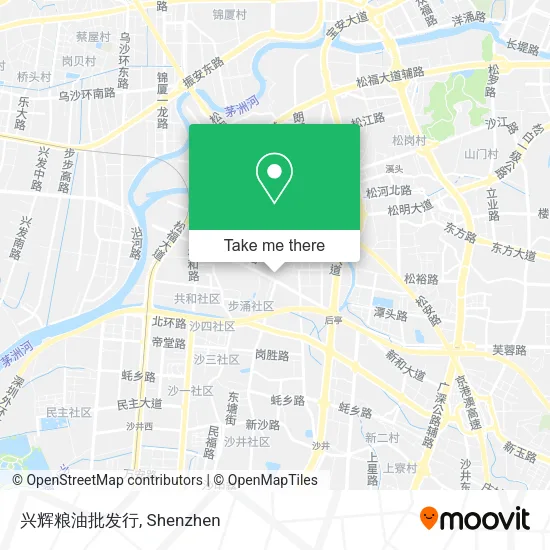 兴辉粮油批发行 map