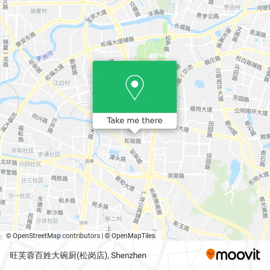 旺芙蓉百姓大碗厨(松岗店) map