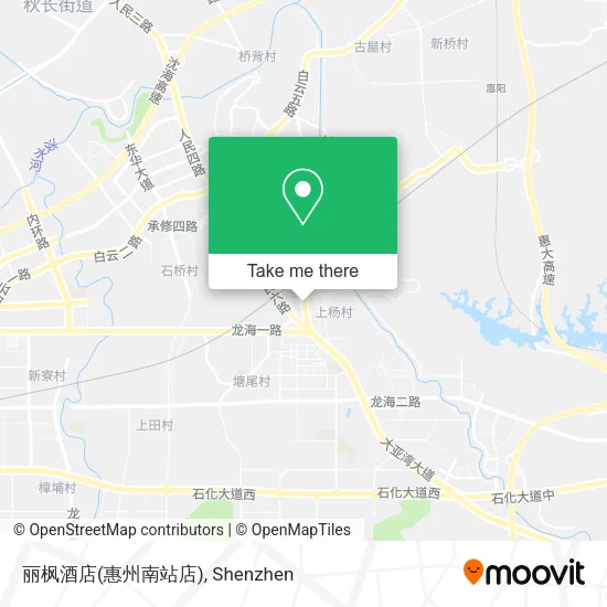 丽枫酒店(惠州南站店) map