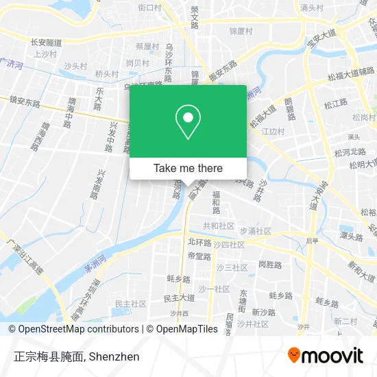 正宗梅县腌面 map