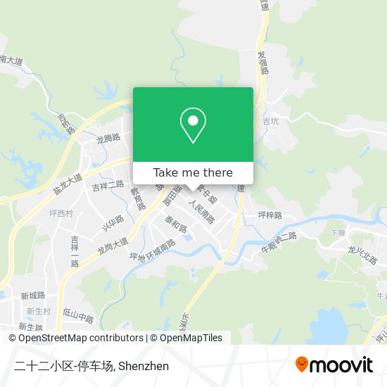 二十二小区-停车场 map
