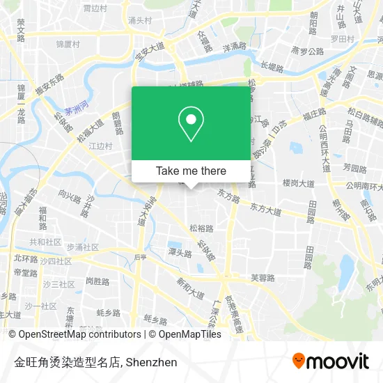 金旺角烫染造型名店 map