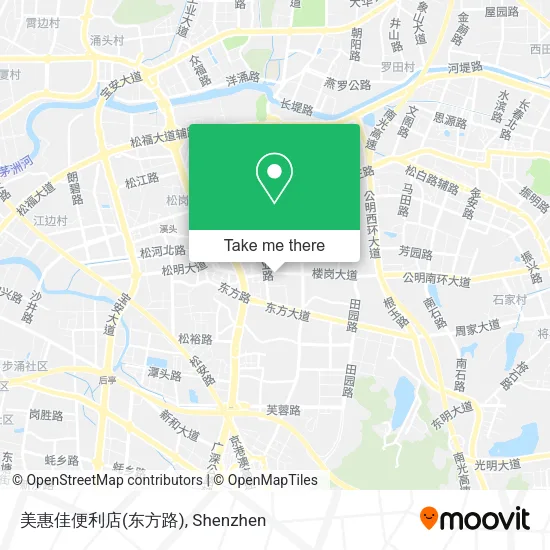 美惠佳便利店(东方路) map