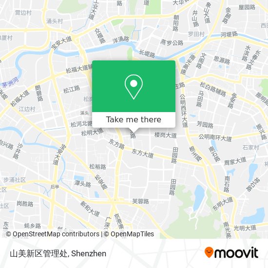 山美新区管理处 map