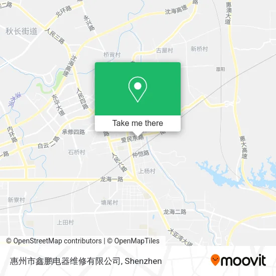 惠州市鑫鹏电器维修有限公司 map
