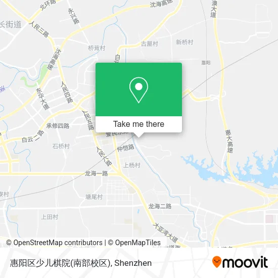 惠阳区少儿棋院(南部校区) map