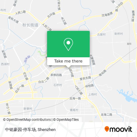 中铭豪园-停车场 map