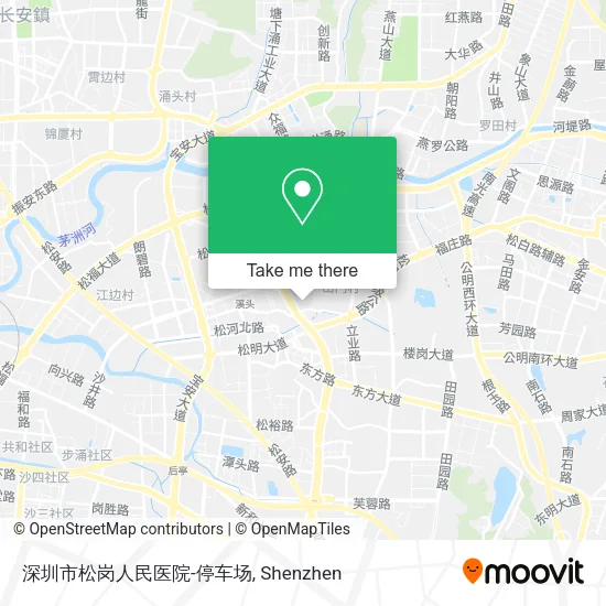 深圳市松岗人民医院-停车场 map