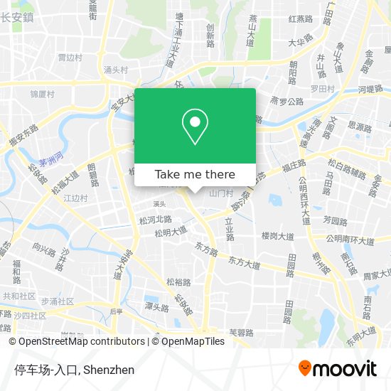 停车场-入口 map