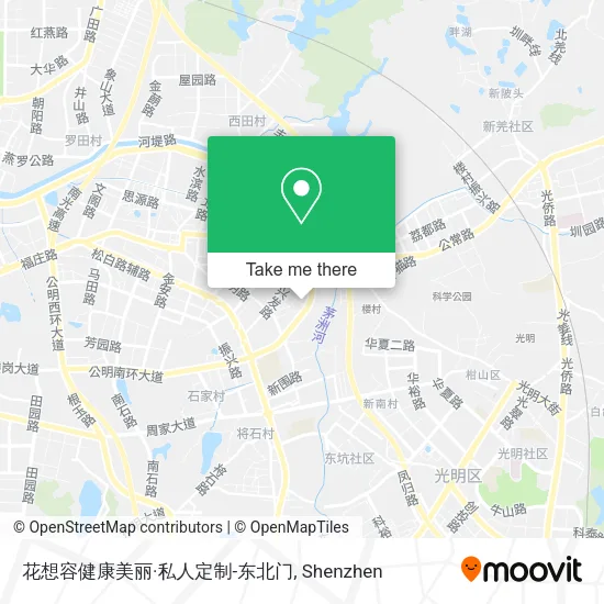 花想容健康美丽·私人定制-东北门 map