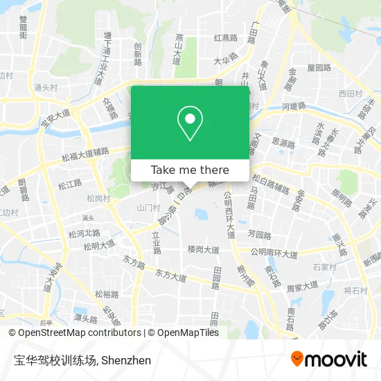 宝华驾校训练场 map