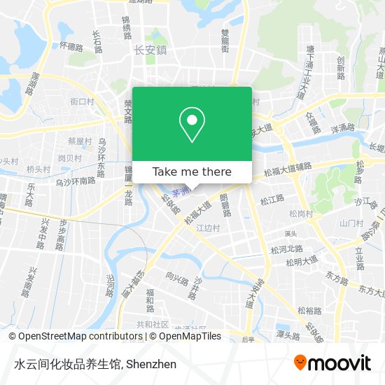水云间化妆品养生馆 map