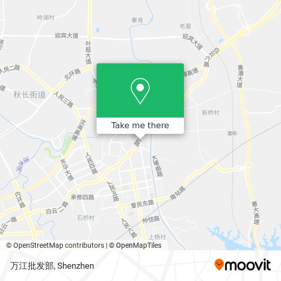 万江批发部 map