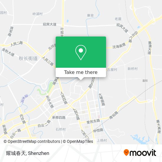 耀城春天 map