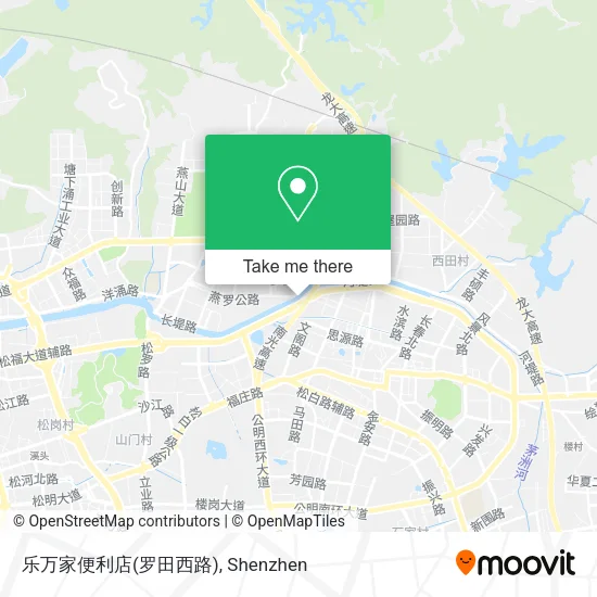 乐万家便利店(罗田西路) map