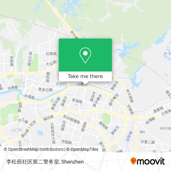 李松蓢社区第二警务室 map