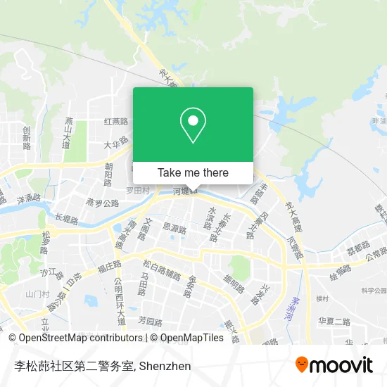 李松蓢社区第二警务室 map