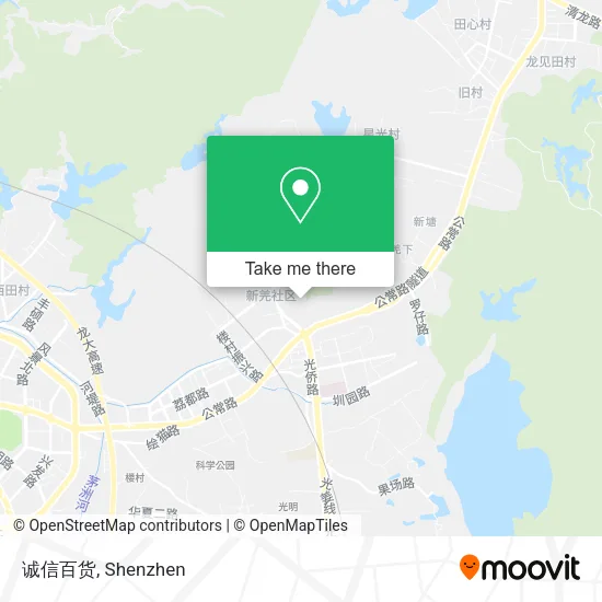 诚信百货 map