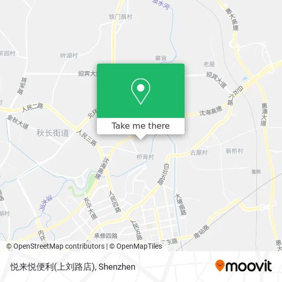 悦来悦便利(上刘路店) map