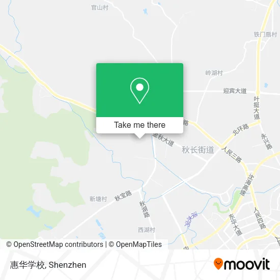 惠华学校 map