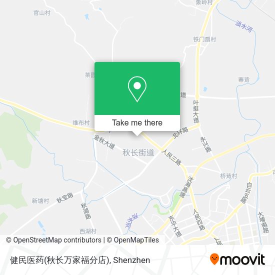 健民医药(秋长万家福分店) map